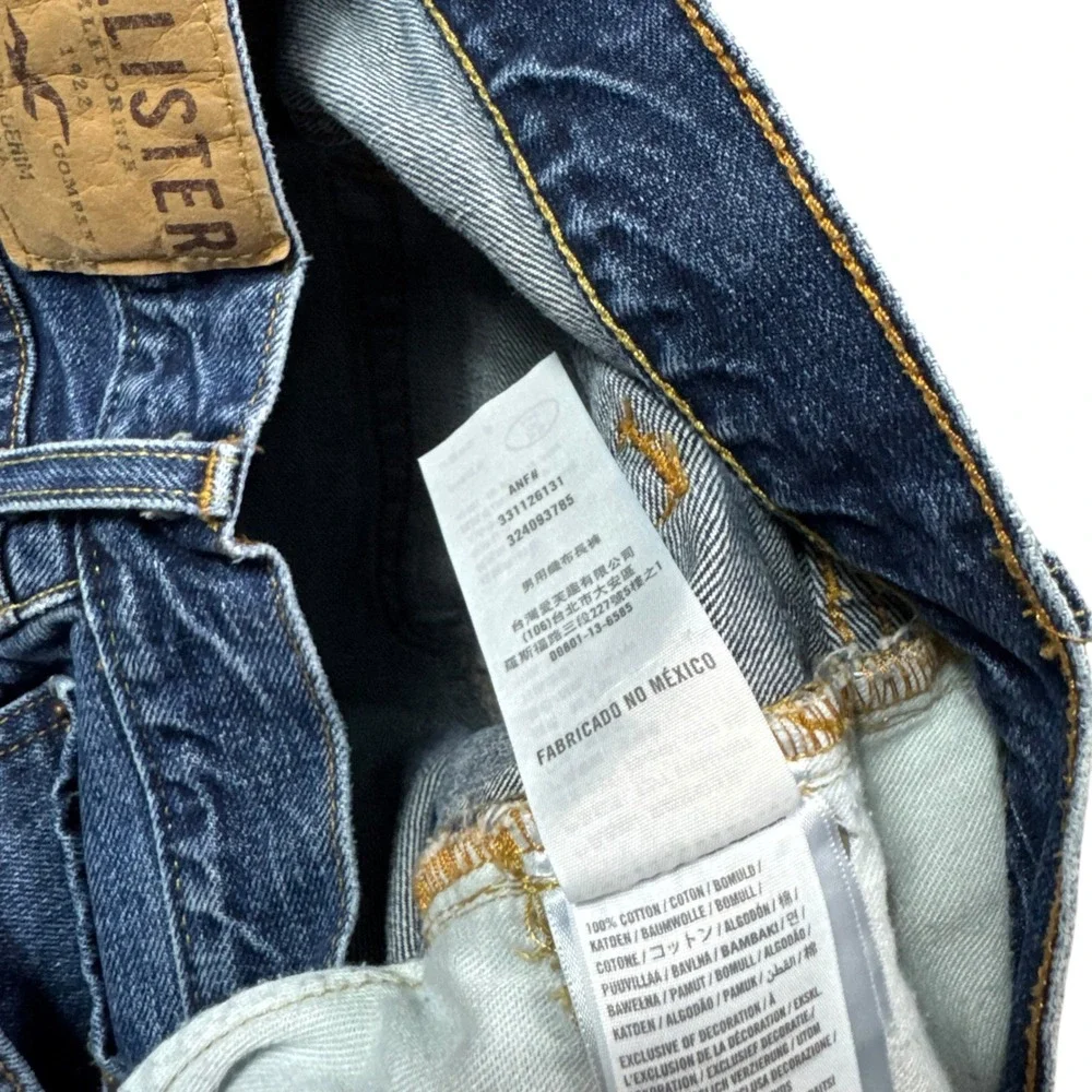 Hollister Button Fly Straight Leg Cotton Jeans Men's 30x32 (Fits 30x31 5/8)